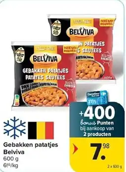 Carrefour Gebakken patatjes belviva aanbieding
