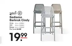 Sligro Sediamo barkruk cindy aanbieding