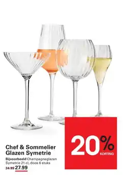 Sligro Chef & sommelier glazen symetrie aanbieding
