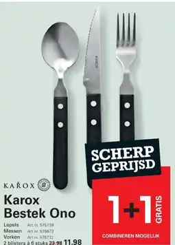 Sligro Karox bestek ono aanbieding