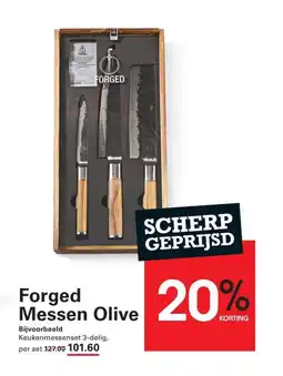 Sligro Forged messen olive aanbieding