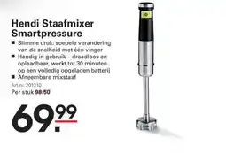 Sligro Hendi staafmixer smartpressure aanbieding