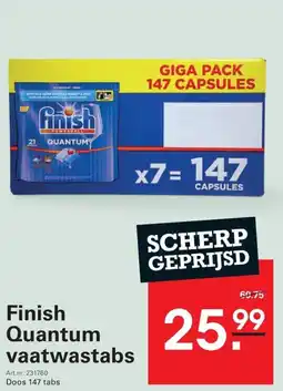 Sligro Finish quantum vaatwastabs aanbieding