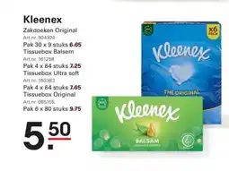 Sligro Kleenex aanbieding