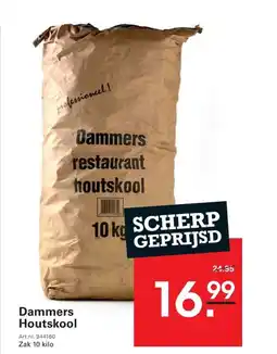 Sligro Dammers houtskool aanbieding
