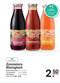 Sligro Zonnatura biologisch aanbieding
