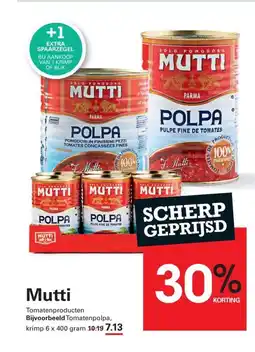 Sligro Mutti aanbieding