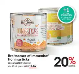 Sligro Breitsamer of immenhof honingsticks aanbieding