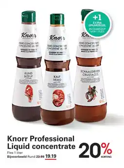 Sligro Knorr professional liquid concentrate aanbieding