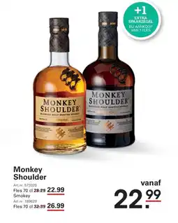 Sligro Monkey shoulder aanbieding