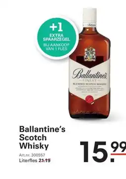 Sligro Ballantine's scotch whisky aanbieding