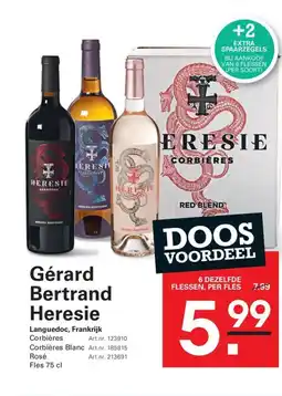 Sligro Gérard bertrand heresie aanbieding