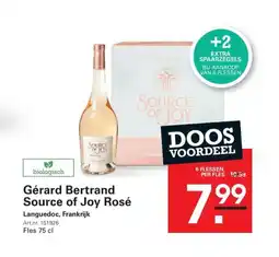 Sligro Gérard bertrand source of joy rosé aanbieding