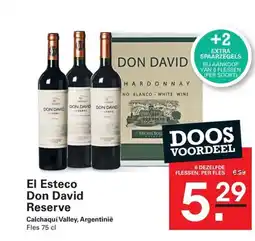 Sligro El esteco don david reserve aanbieding