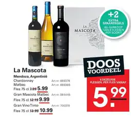 Sligro La mascota aanbieding