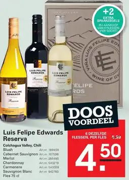 Sligro Luis felipe edwards reserva aanbieding
