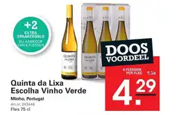 Sligro Quinta da lixa escolha vinho verde aanbieding