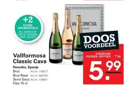 Sligro Vallformosa classic cava aanbieding
