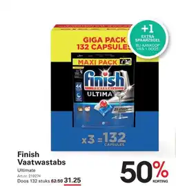 Sligro Finish vaatwastabs aanbieding