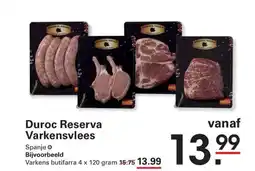 Sligro Duroc reserva varkensvlees aanbieding