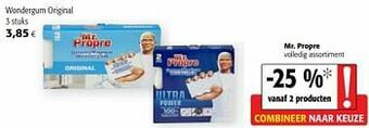 Colruyt Mr. propre wondergum original aanbieding