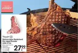 Sligro Natuurvlees-nederland dry aged runder côte à l'os aanbieding
