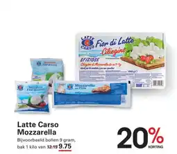Sligro Latte carso mozzarella aanbieding