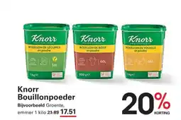 Sligro Knorr bouillonpoeder aanbieding