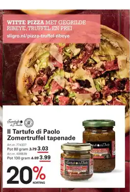 Sligro Il tartufo di paolo zomertruffel tapenade aanbieding