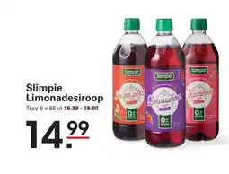 Sligro Slimpie limonadesiroop aanbieding