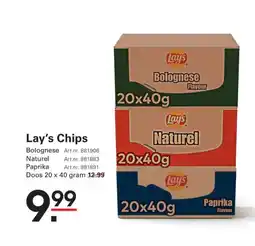 Sligro Lay's chips aanbieding