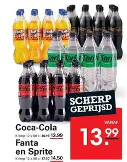 Sligro Coca-cola, fanta en sprite aanbieding