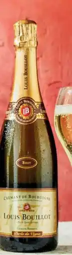 Sligro Louis bouillot crémant de bourgogne grande réserve brut perle de vigne aanbieding