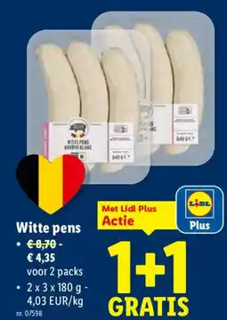 Lidl Witte pens aanbieding