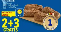 Lidl Walnotenbroodje aanbieding