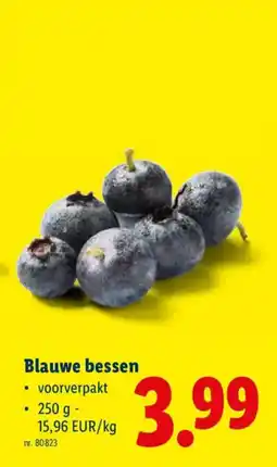 Lidl Blauwe bessen aanbieding
