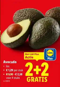 Lidl Avocado aanbieding