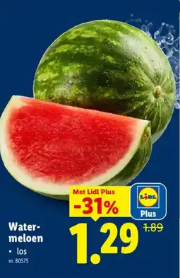 Lidl Watermeloen aanbieding