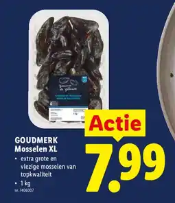 Lidl Goudmerk Mosselen XL aanbieding