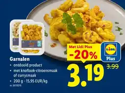 Lidl Garnalen aanbieding