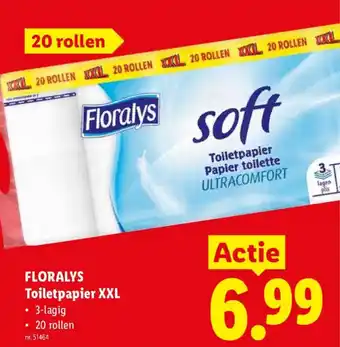 Lidl Floralys Toiletpapier XXL aanbieding
