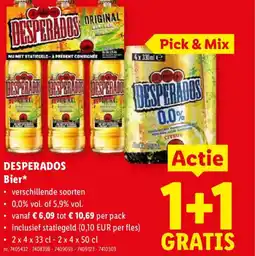 Lidl Deperas BieDesperados Bier aanbieding