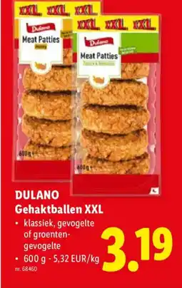 Lidl Dullano Gehaktballen XXL aanbieding