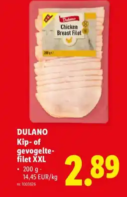 Lidl Dulano kip-of gevogelte- filet XXL aanbieding