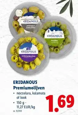 Lidl Eridanous Premiumolijven aanbieding