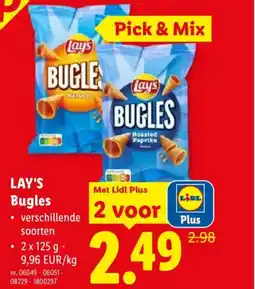 Lidl Lay's Bugles aanbieding