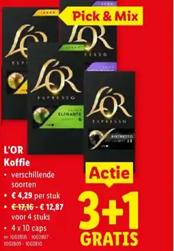 Lidl L'or Koffie aanbieding
