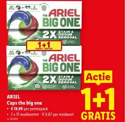 Lidl Ariel Caps The Big One aanbieding