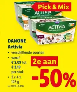 Lidl Danone Activia aanbieding