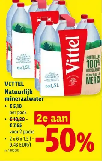 Vittel Natuurlijk mineraalwater